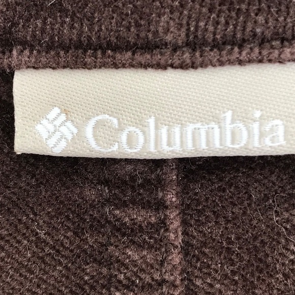 Columbia A line chocolate brown skirt women 4 knee length brushed cotton classic - Picture 7 of 12